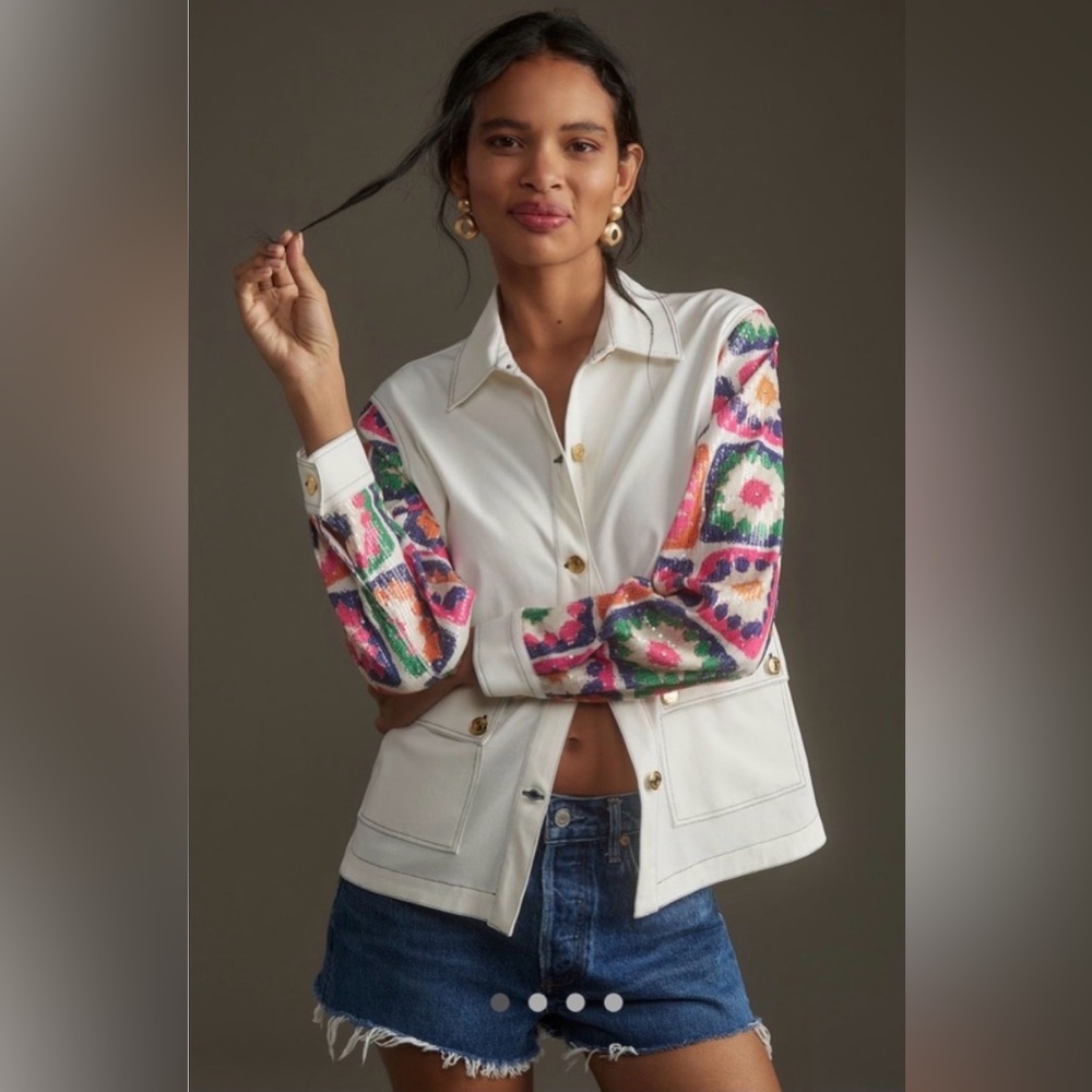 Anthropologie Vilagallo
Olivia Crochet
Sequins Jacket